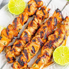 Honey Lime Chicken Skewers
