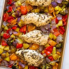 One-Pan Chicken and Veggies